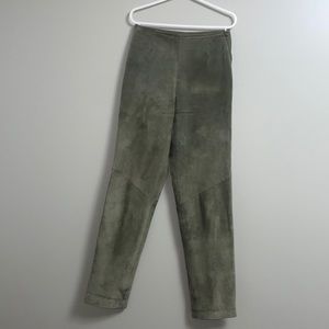 Danier leather suede pants